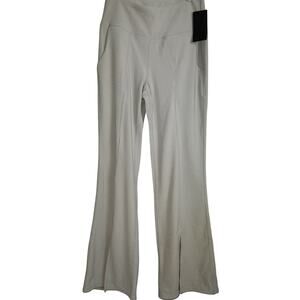 NWT‎ Uygafly Mint Green Flared Front Slit Fitted Yoga Pants Sz M